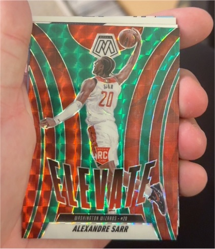 2024-25 Panini Mosaic #7 Alexandre Sarr Elevate — front