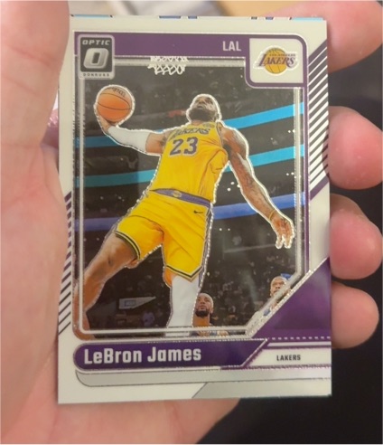 2024-25 Panini Donruss Optic #148 LeBron James — front