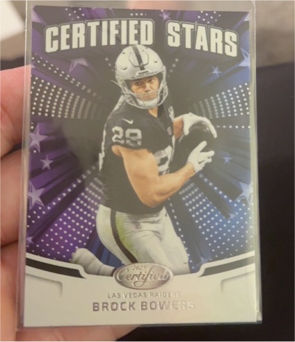 2025 Panini Certified Stars #CST-BBS Brock Bowers — front