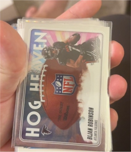 2025 Panini Absolute Hog Heaven #HH-BRN Bijan Robinson — front