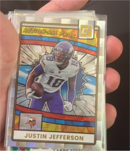 2025 Panini Donruss #AAP-JJE Justin Jefferson — front