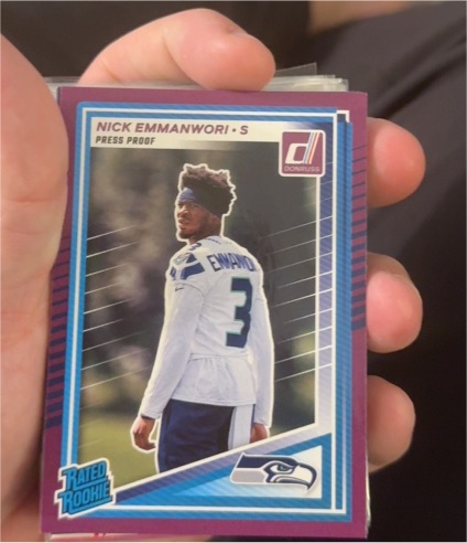 2025 Donruss #348 Nick Emmanwori — front