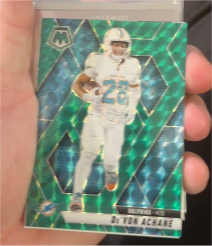 2025 Panini Mosaic #58 De'Von Achane — front