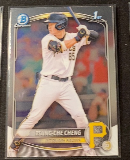 2025 Bowman Chrome Prospects #BCP-95 Tsung-Che Cheng — front