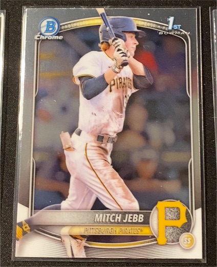 2025 Bowman Chrome Prospects #BCP-41 Mitch Jebb — front