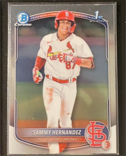 2025 Bowman Chrome Prospects #BCP-66 Sammy Hernandez — front