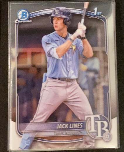 2025 Bowman Chrome #BCP-64 Jack Lines — front