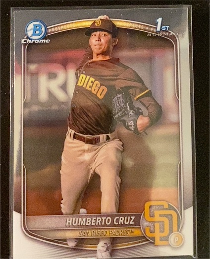 2025 Bowman Chrome #BCP-96 Humberto Cruz — front