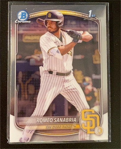 2025 Bowman Chrome #BCP-3 Romeo Sanabria — front