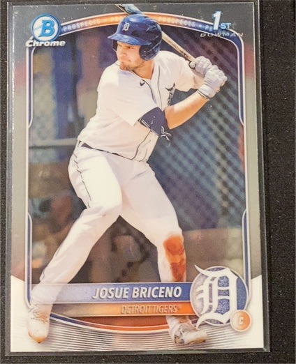 2025 Bowman Chrome Prospects #BCP-13 Josue Briceno — front