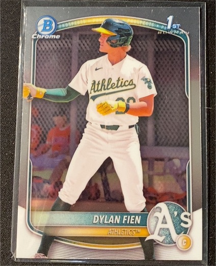 2025 Bowman Chrome #BCP-47 Dylan Fien — front