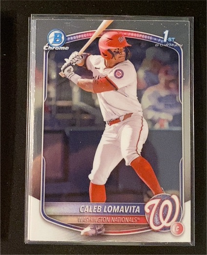 2025 Bowman Chrome #BCP-120 Caleb Lomavita — front