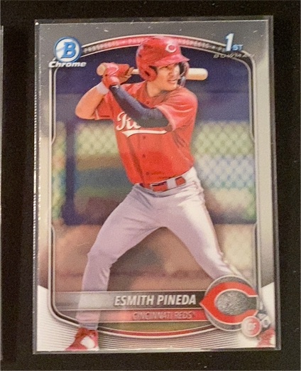 2025 Bowman Chrome #BCP-37 Esmith Pineda — front