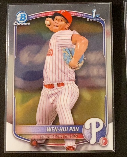 2025 Bowman Chrome Prospects #BCP-6 Wen-Hui Pan — front