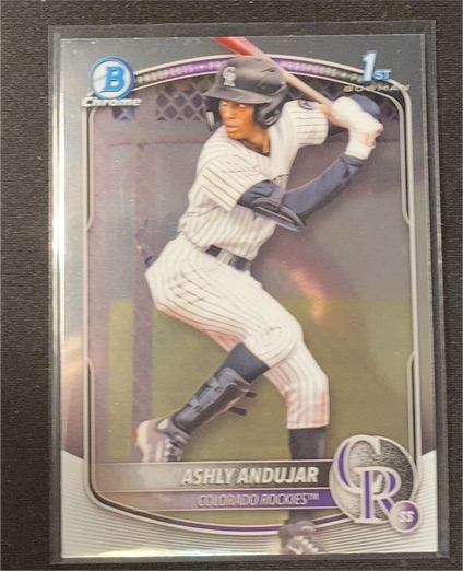 2025 Bowman Chrome Prospects #BCP-20 Ashly Andujar — front