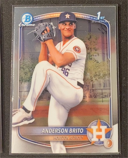 2025 Bowman Chrome #BCP-98 Anderson Brito — front