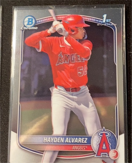 2025 Bowman Chrome Prospects #BCP-12 Hayden Alvarez — front