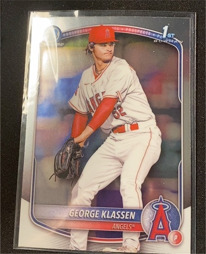 2025 Bowman Chrome Prospects #BCP-63 George Klassen — front