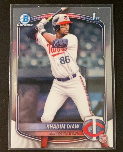 2025 Bowman Chrome Prospects #BCP-77 Khadim Diaw — front