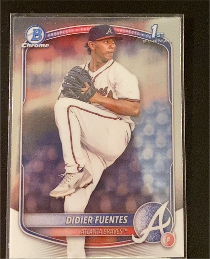 2025 Bowman Chrome #BCP-87 Didier Fuentes — front
