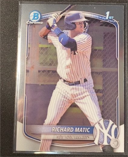 2025 Bowman Chrome Prospects #BCP-71 Richard Matic — front
