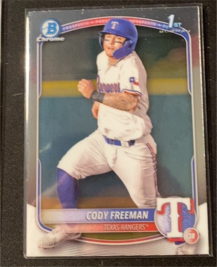 2025 Bowman Chrome Prospects #BCP-112 Cody Freeman — front