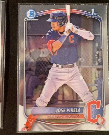 2025 Bowman Chrome Prospects #BCP-111 Jose Pirela — front
