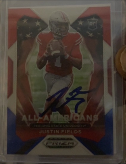 2021 Panini Prizm Draft Picks All-Americans #192 Justin Fields — front
