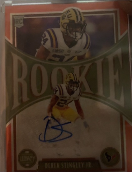 2022 Panini Legacy #173 Derek Stingley Jr. — front