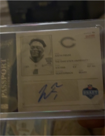 2021 Panini Prestige NFL Passport Signatures #PAJF Justin Fields — front