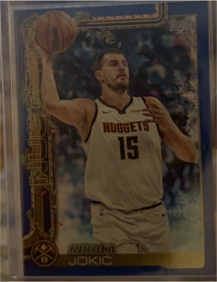 2025-26 Topps Holiday #H78 Nikola Jokic — front