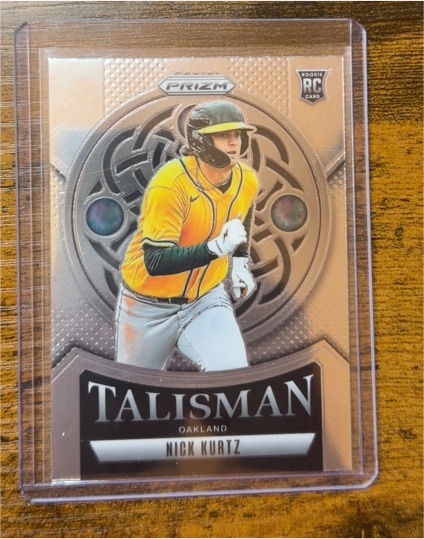 2025 Panini Prizm #25 Nick Kurtz Talisman Rookie Card — front
