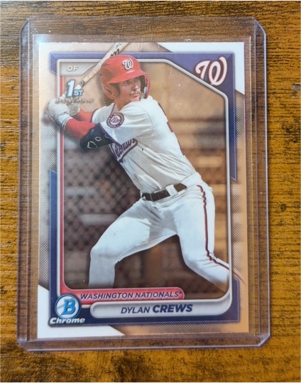 2024 Bowman Chrome #BCP-23 Dylan Crews — front