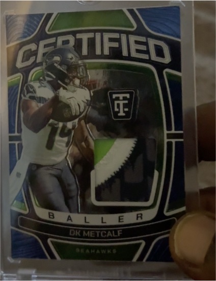 2024 Panini Totally Certified Certified Baller DK Metcalf — front