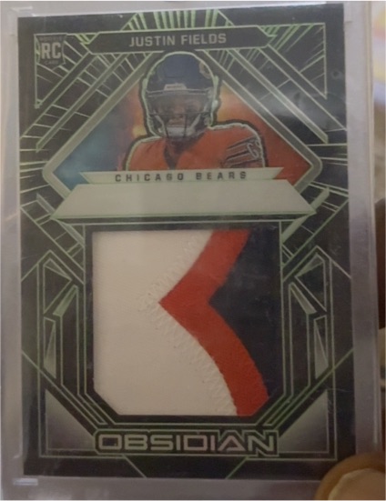 2021 Panini Obsidian #RC Justin Fields — front