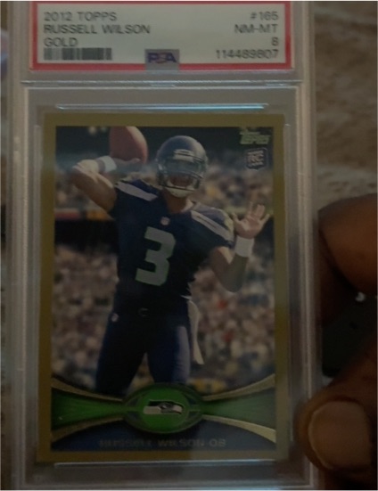 2012 Topps #165 Russell Wilson — front