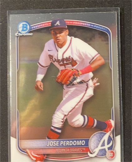 2025 Bowman Chrome Prospects #BCP-106 Jose Perdomo — front