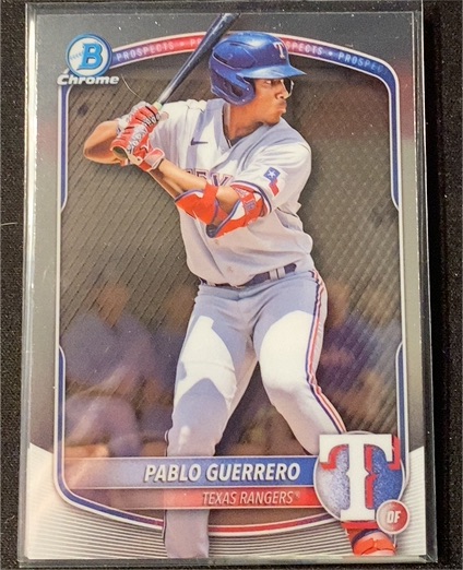 2025 Bowman Chrome #BCP-144 Pablo Guerrero — front