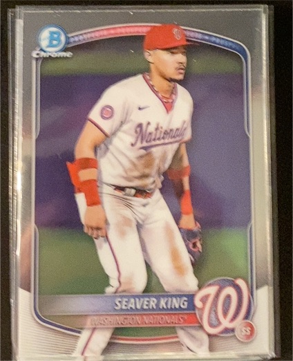 2025 Bowman Chrome #BCP-93 Seaver King — front