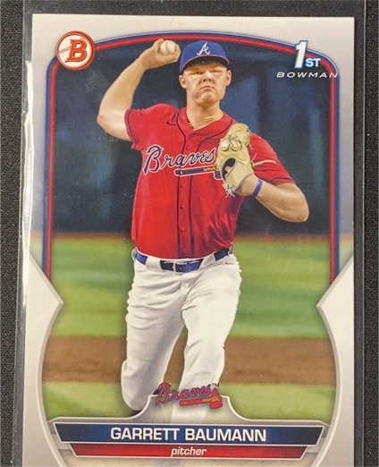 2023 Bowman Draft #BD-172 Garrett Baumann — front