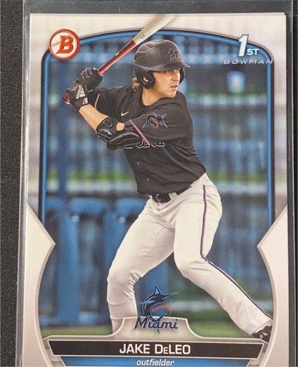2023 Bowman Draft #BD-158 Jake DeLeo — front
