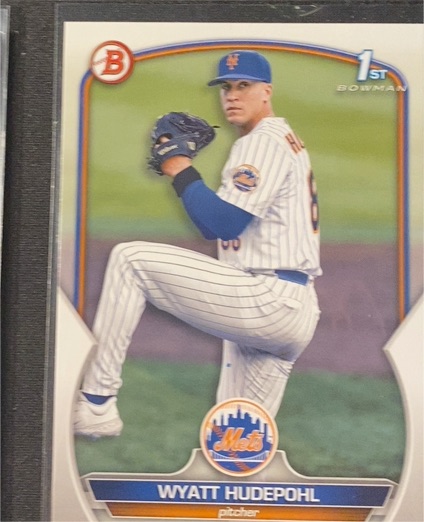 2023 Bowman Draft #BDC-147 Wyatt Hudepohl — front