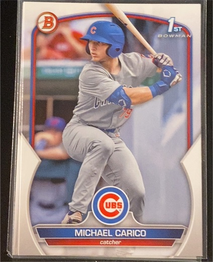 2023 Bowman Draft #BD-170 Michael Carico — front