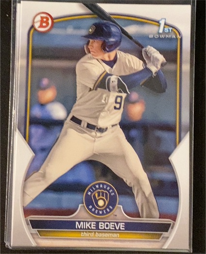 2023 Bowman Draft #BD-192 Mike Boeve — front