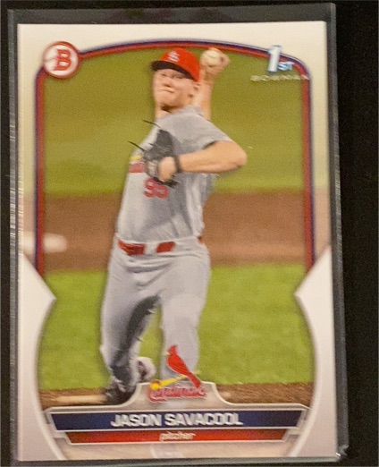 2023 Bowman Draft Chrome #BDC-200 Jason Savacool — front