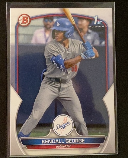 2023 Bowman Draft #BD-190 Kendall George — front