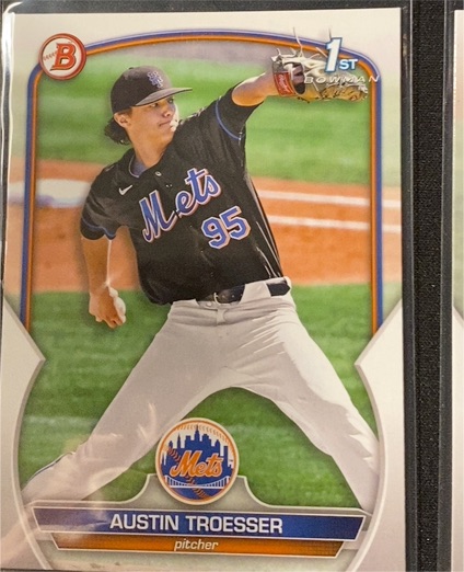 2023 Bowman Draft #BD-176 Austin Troesser — front