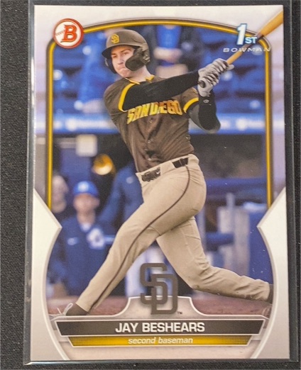 2023 Bowman Draft #BD-166 Jay Beshears — front