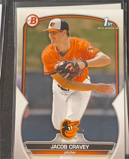 2023 Bowman Draft #BD-189 Jacob Cravey — front