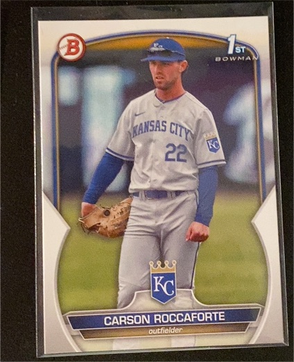 2023 Bowman Draft #BD-140 Carson Roccaforte — front